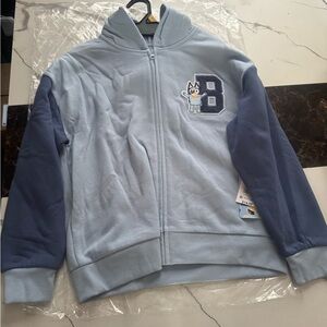 Kids Zip-Up Hoodie - bluey jacket